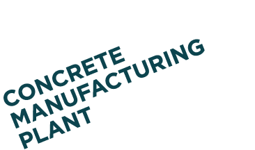 Concrete manufacturing plant