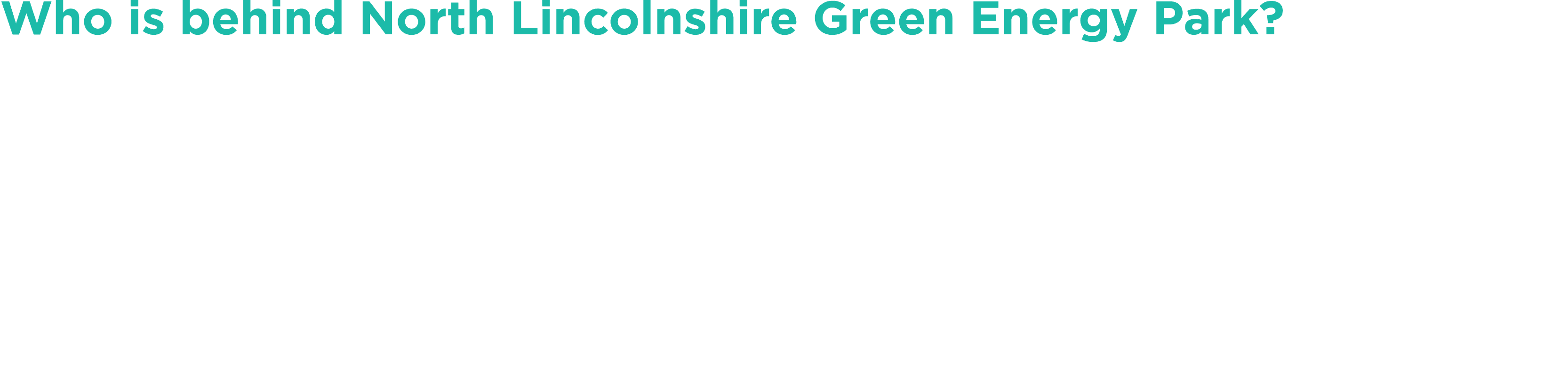 Who is behind North Lincolnshire Green Energy Park 