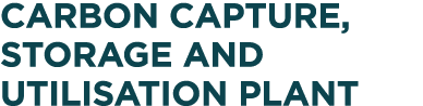 Carbon capture, storage and utilisation plant