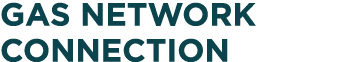 Gas network connection