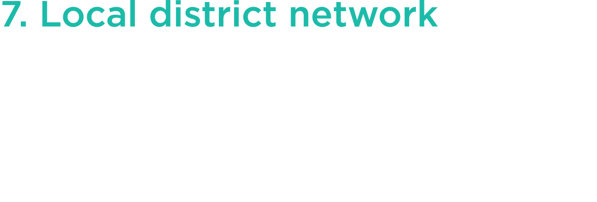 7  Local district network Heat and energy produced by the energy recovery process could be supplied to local homes an   